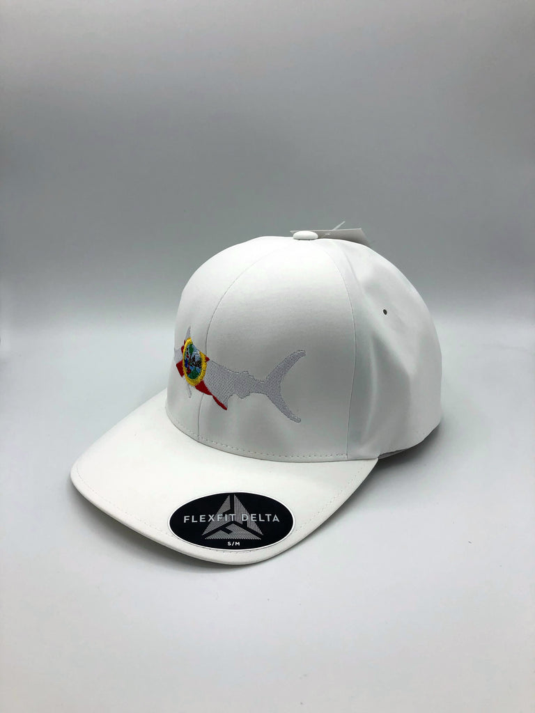 Florida Fit Hats Pride EDITION Flex LIMITED White Hat –