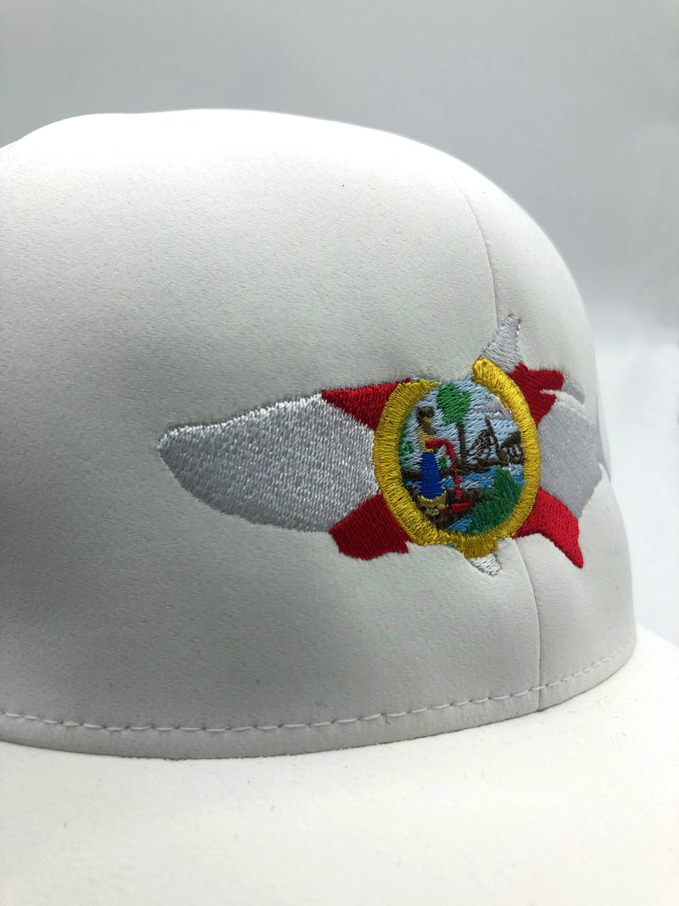 Flex Fit White Hats Hat – EDITION Florida Pride LIMITED