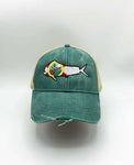 FLPride Mahi Distressed Hat